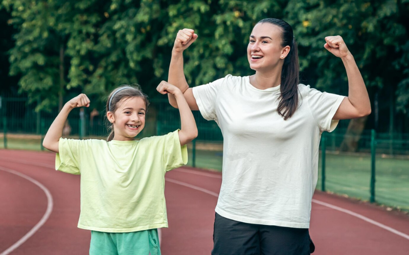 Khuyến khích trẻ tập thể dục, vận động 