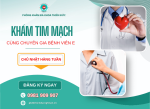 Lịch khám Chuyên gia tim mạch Hà Nội